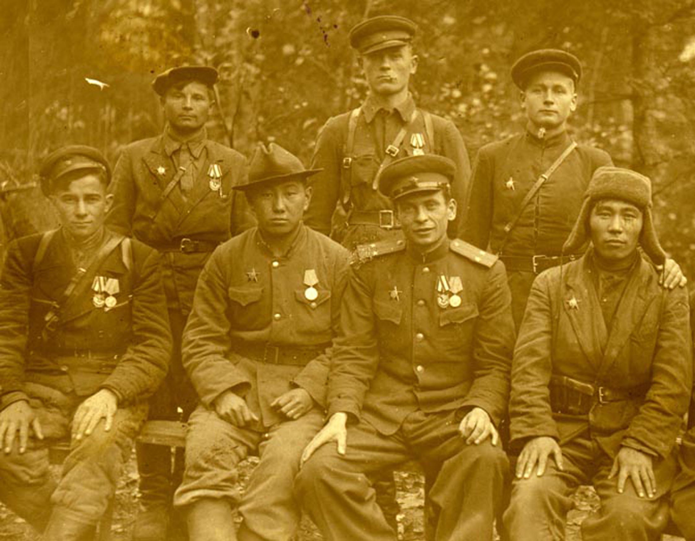Guerrilleros de la 1.a Brigada de Minsk